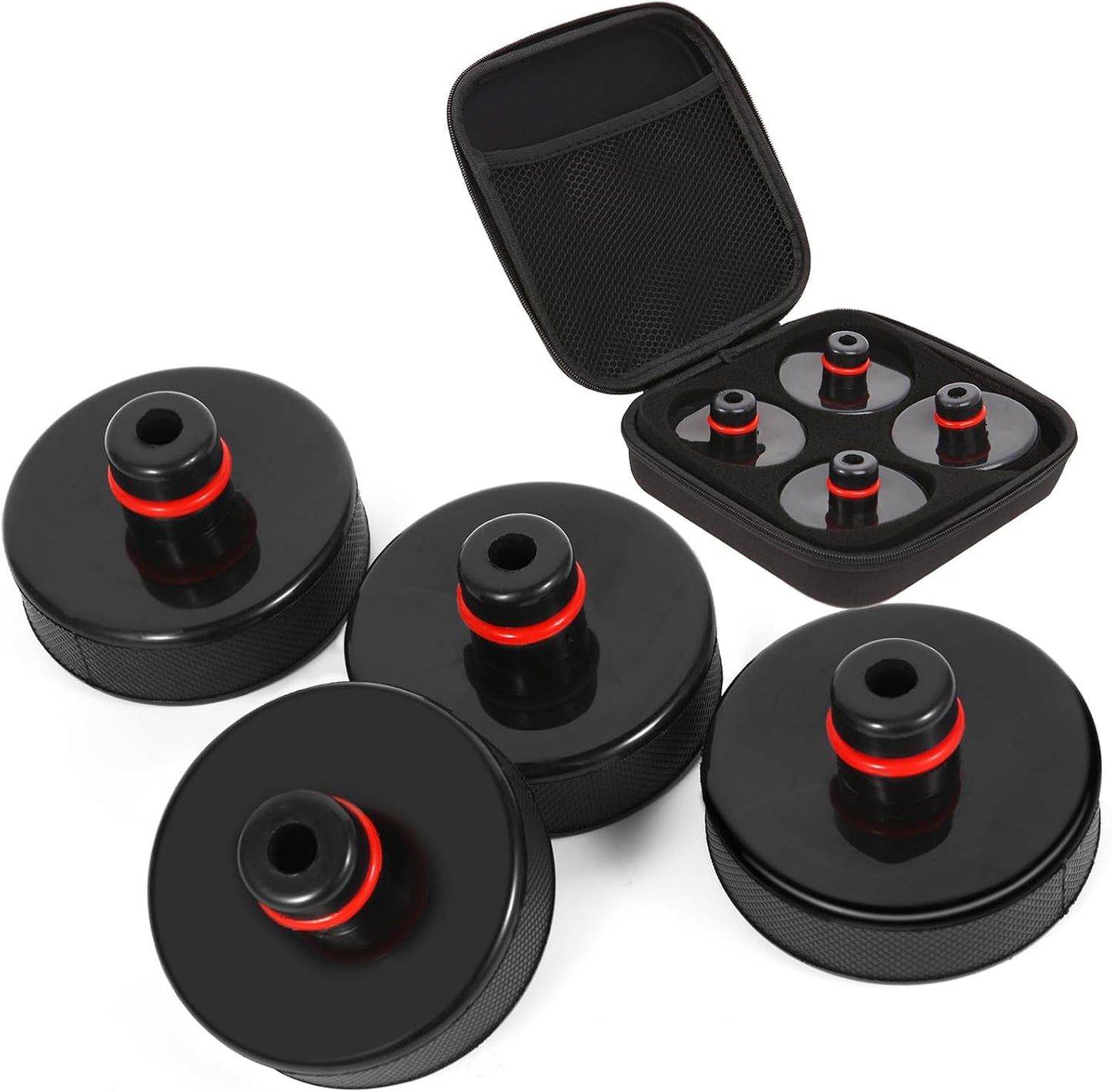 Essential 2026 Tesla Jack Pad & Spare Tire Kit - Premium Lifting Pucks Adapter Tool with Convenient Storage Case for Model Y, Model 3, Model X, and Model S - Ultimate Chassis Protection for All 2017-2026 Tesla Vehicles