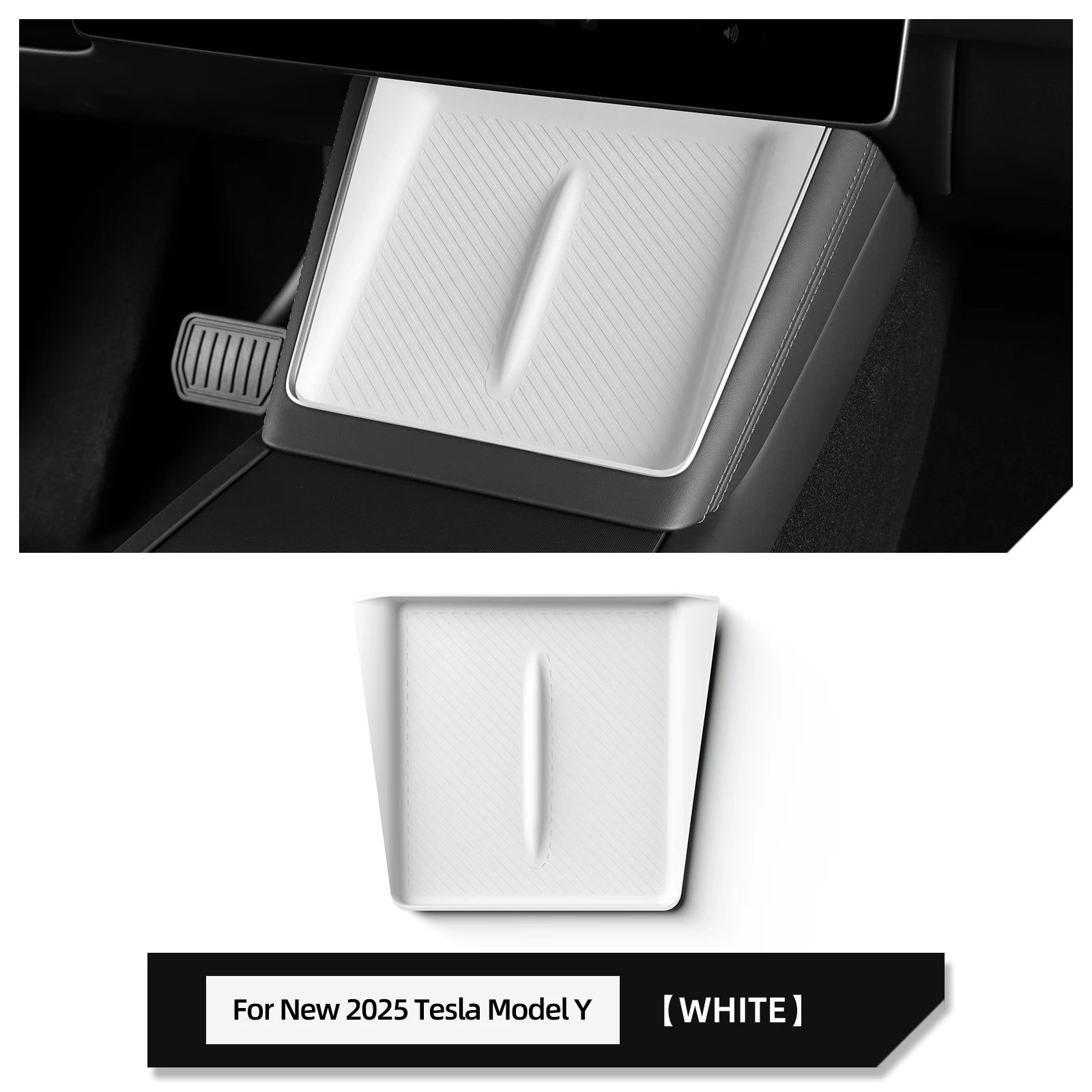Upgrade Your Tesla Model Y with the 2025-2026 Wireless Charging Anti-Skid Pad - Non-Slip Protective Mat for Your Phone