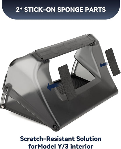 Transform Your Tesla with the Ultimate Under Screen Storage Box for Model Y (2020-2025) & Model 3 (2020-2023) - Sleek, Secure, and Stylish!