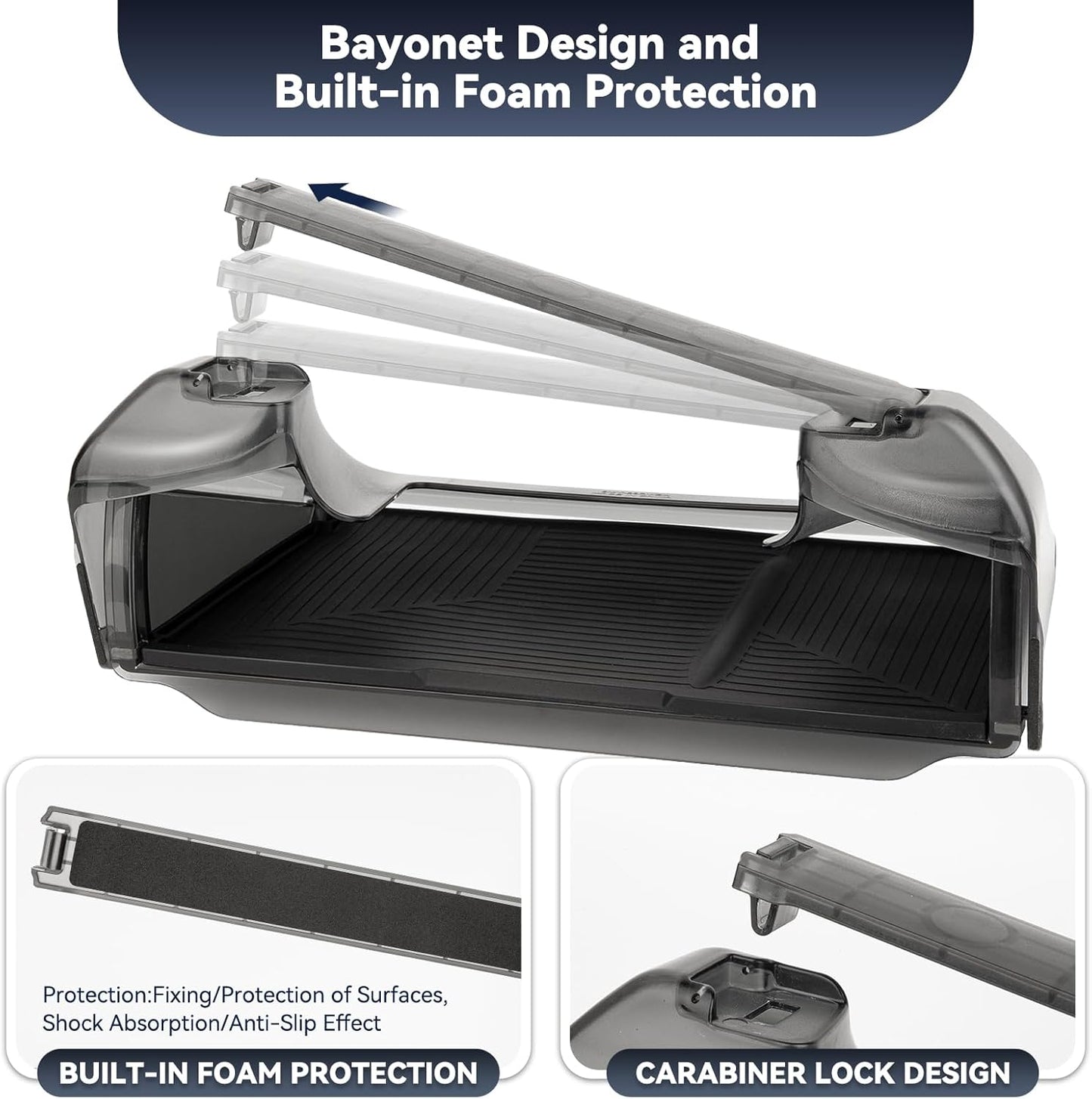 Transform Your Tesla with the Ultimate Under Screen Storage Box for Model Y (2020-2025) & Model 3 (2020-2023) - Sleek, Secure, and Stylish!