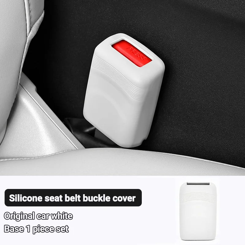 Upgrade Your Car's Safety with Our Premium Silicone Seat Belt Socket Cover - Durable, Anti-Scratch Protection for Peace of Mind
