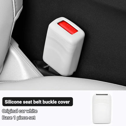 Upgrade Your Car's Safety with Our Premium Silicone Seat Belt Socket Cover - Durable, Anti-Scratch Protection for Peace of Mind