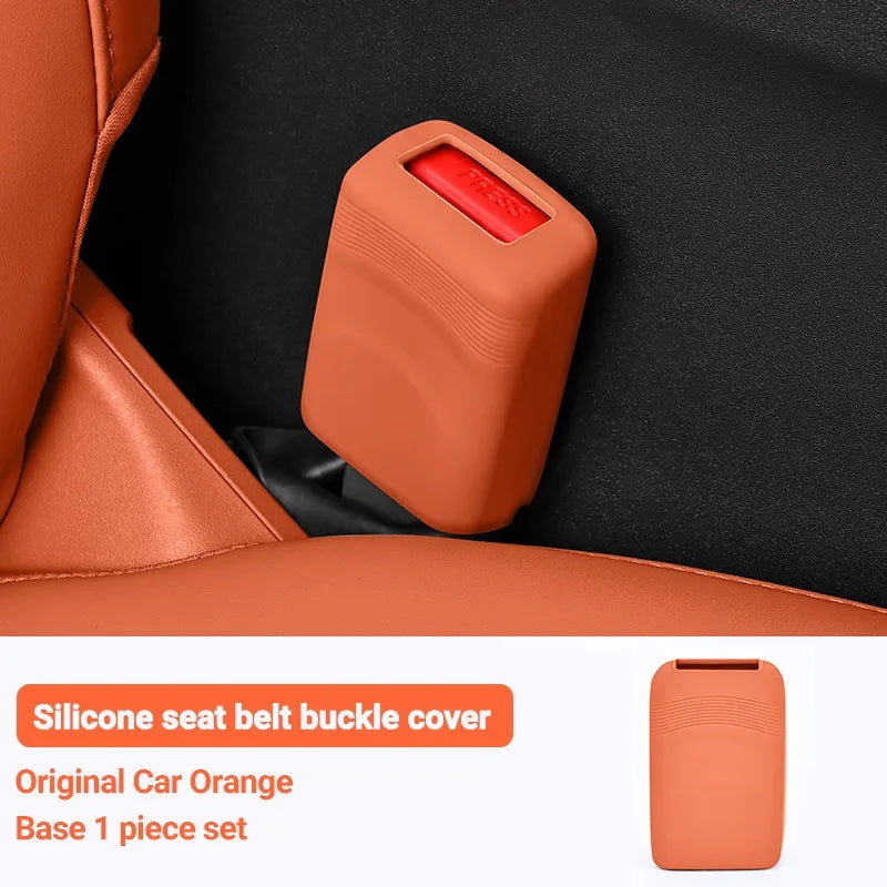 Upgrade Your Car's Safety with Our Premium Silicone Seat Belt Socket Cover - Durable, Anti-Scratch Protection for Peace of Mind