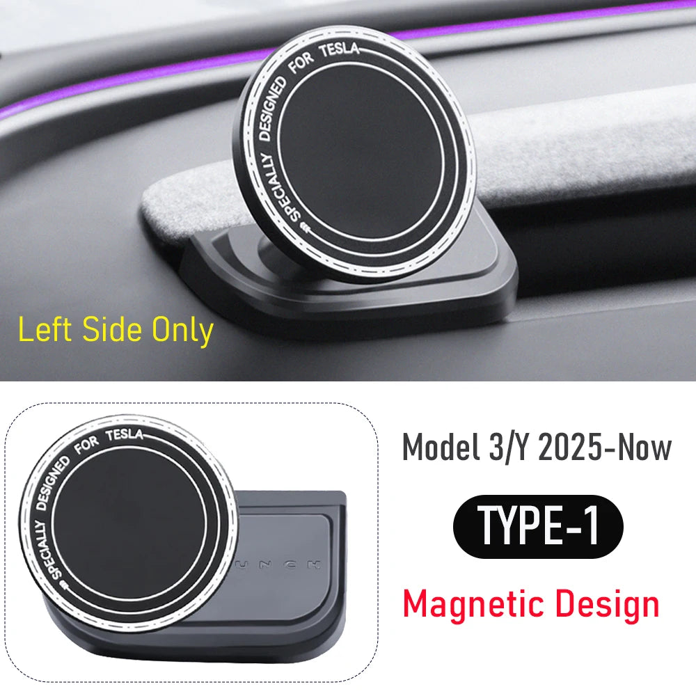 Elevate Your Driving Experience with the Strong Magnet Magsafe Phone Mount for Tesla Model Y & Model 3 (2025-2026) - Perfect Navigation Companion!