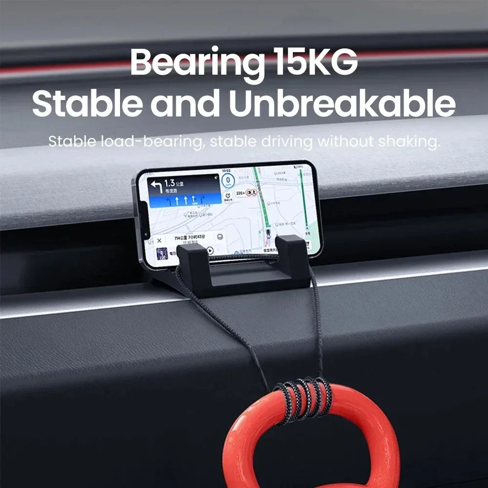 Premium Liquid Silicone Car Phone Mount for Tesla Model Y Juniper 2025 - Versatile Air Vent Bracket for Ultimate Convenience