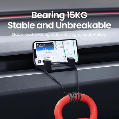 Premium Liquid Silicone Car Phone Mount for Tesla Model Y Juniper 2025 - Versatile Air Vent Bracket for Ultimate Convenience