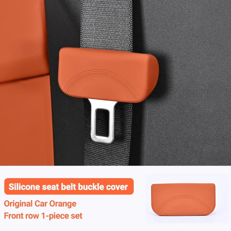 Upgrade Your Car's Safety with Our Premium Silicone Seat Belt Socket Cover - Durable, Anti-Scratch Protection for Peace of Mind