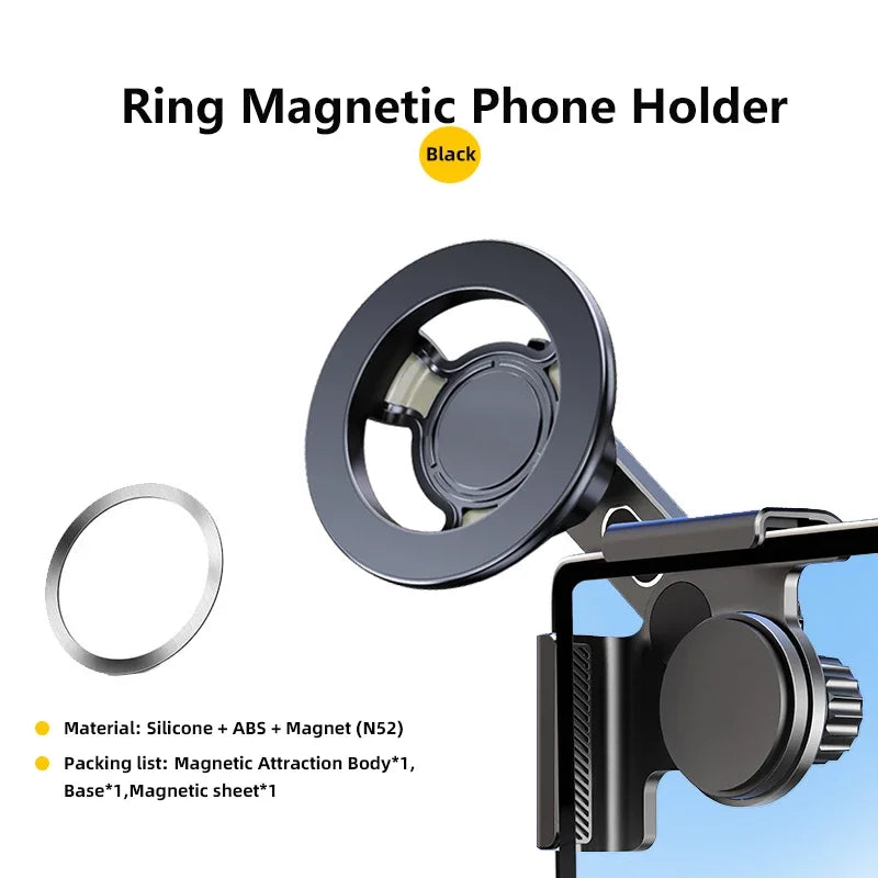 Revolutionary Magnetic Wireless Charger & Phone Mount for Tesla Model Y, Model 3 Highland, Cybertruck & BYD - Experience 15W Fast Charging on the Go!