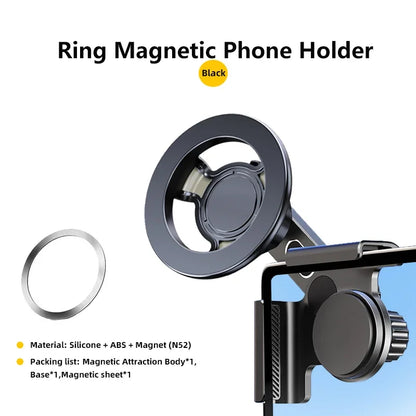 Revolutionary Magnetic Wireless Charger & Phone Mount for Tesla Model Y, Model 3 Highland, Cybertruck & BYD - Experience 15W Fast Charging on the Go!