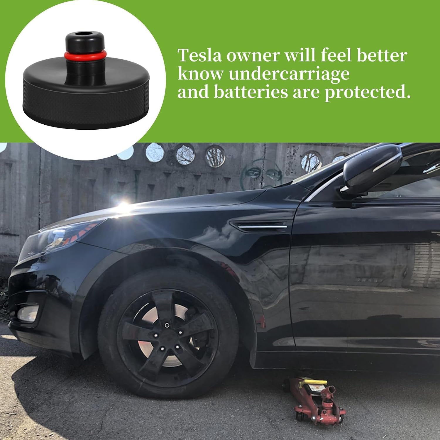 Essential 2026 Tesla Jack Pad & Spare Tire Kit - Premium Lifting Pucks Adapter Tool with Convenient Storage Case for Model Y, Model 3, Model X, and Model S - Ultimate Chassis Protection for All 2017-2026 Tesla Vehicles