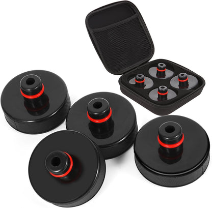 Essential 2026 Tesla Jack Pad & Spare Tire Kit - Premium Lifting Pucks Adapter Tool with Convenient Storage Case for Model Y, Model 3, Model X, and Model S - Ultimate Chassis Protection for All 2017-2026 Tesla Vehicles