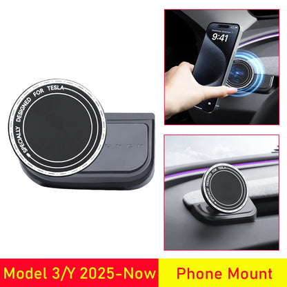 Elevate Your Driving Experience with the Strong Magnet Magsafe Phone Mount for Tesla Model Y & Model 3 (2025-2026) - Perfect Navigation Companion!