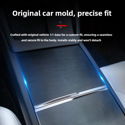 Tesla Model Y Juniper 2026 & Model 3 Highland Center Console Cover Protector - Central Control Panel Film Accessory