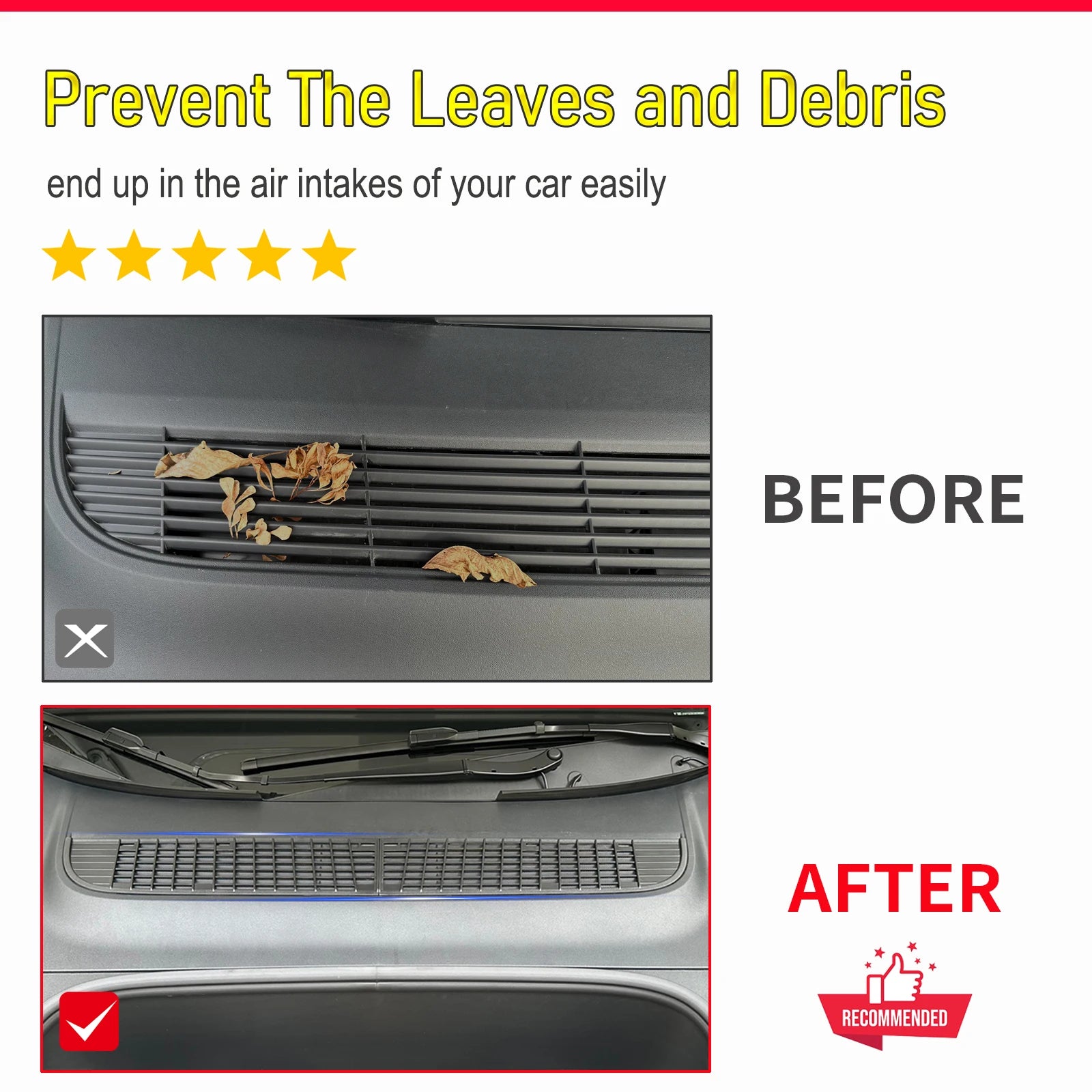 Air Vent Cover for Tesla Model Y (Juniper) 2025-2026 - Protective Grille and Air Filter Accessory