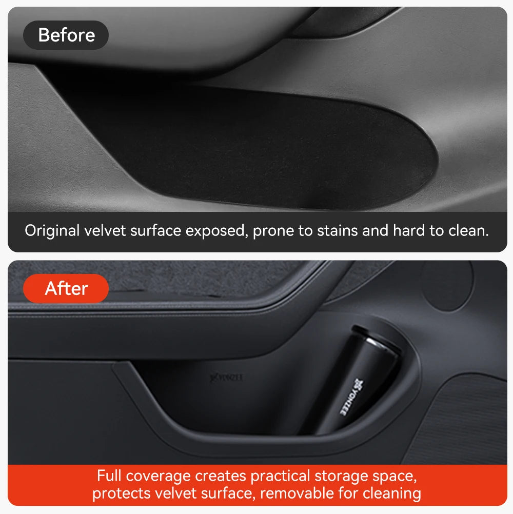 Tesla Model 3/Y/YL Juniper Highland Full-Cover Interior Door Side Storage Box Accessories