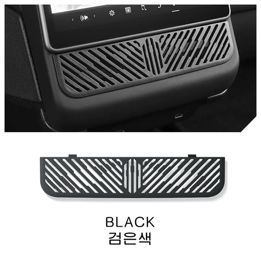 Air Outlet Protection Shield for Tesla Model Y and YL Juniper 3 Highland 2026 Long Wheelbase Rear AC Vent Screen under Grille