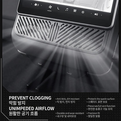 Air Outlet Protection Shield for Tesla Model Y and YL Juniper 3 Highland 2026 Long Wheelbase Rear AC Vent Screen under Grille