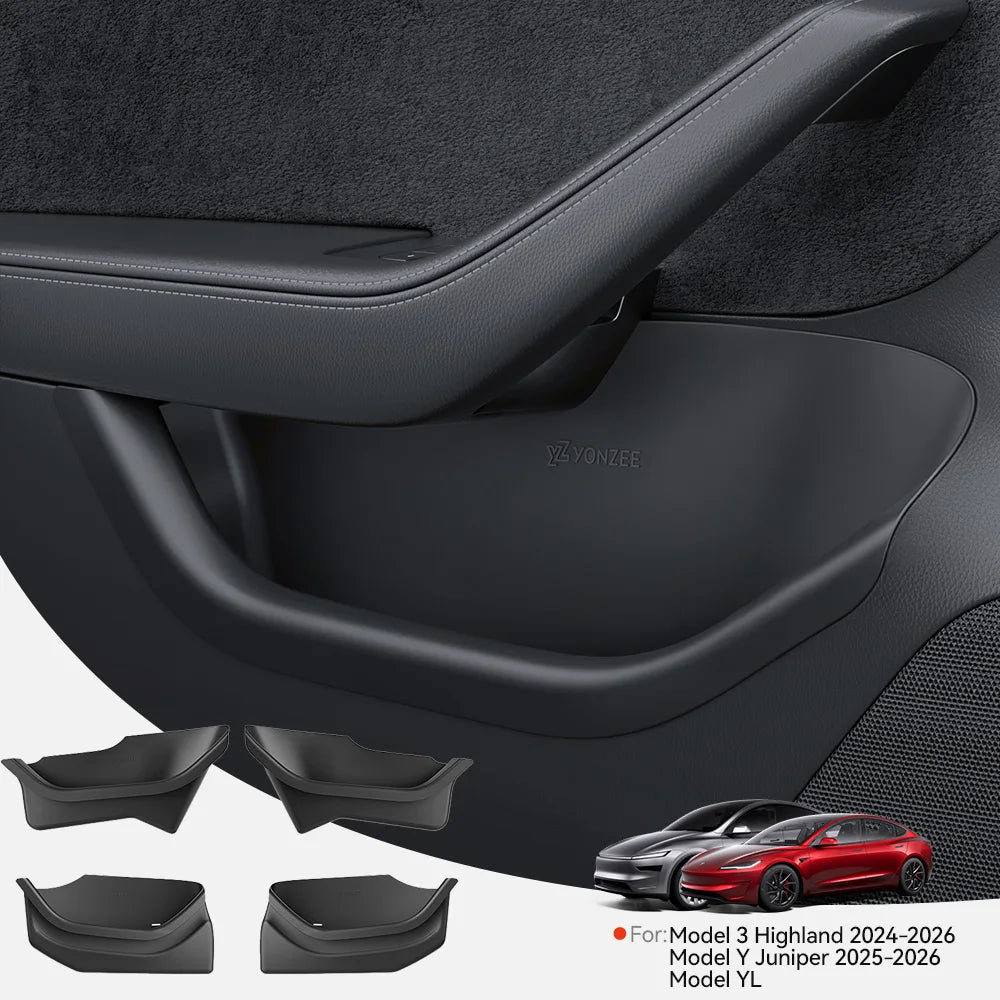 Tesla Model 3/Y/YL Juniper Highland Full-Cover Interior Door Side Storage Box Accessories