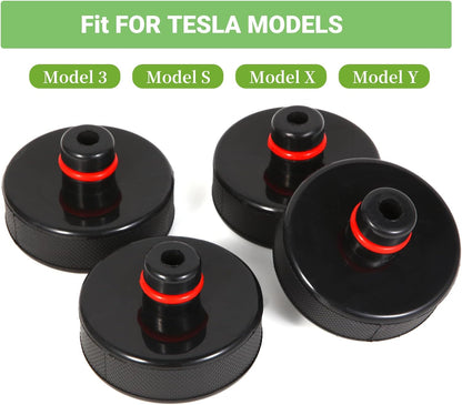 Essential 2026 Tesla Jack Pad & Spare Tire Kit - Premium Lifting Pucks Adapter Tool with Convenient Storage Case for Model Y, Model 3, Model X, and Model S - Ultimate Chassis Protection for All 2017-2026 Tesla Vehicles