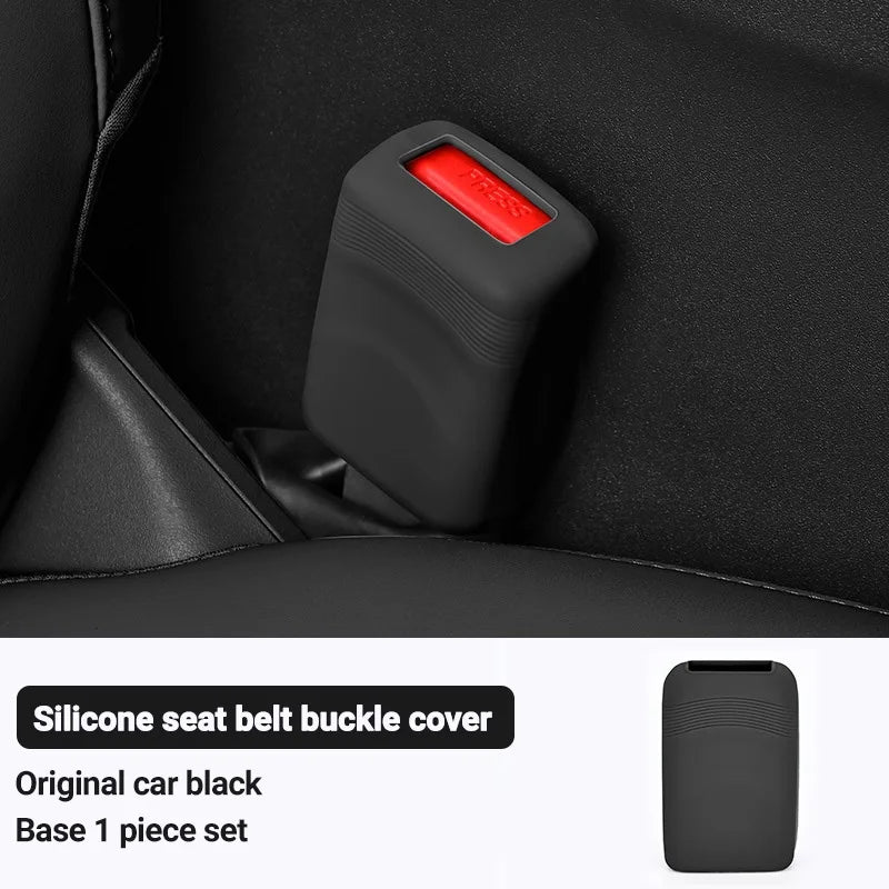 Upgrade Your Car's Safety with Our Premium Silicone Seat Belt Socket Cover - Durable, Anti-Scratch Protection for Peace of Mind