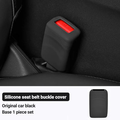 Upgrade Your Car's Safety with Our Premium Silicone Seat Belt Socket Cover - Durable, Anti-Scratch Protection for Peace of Mind