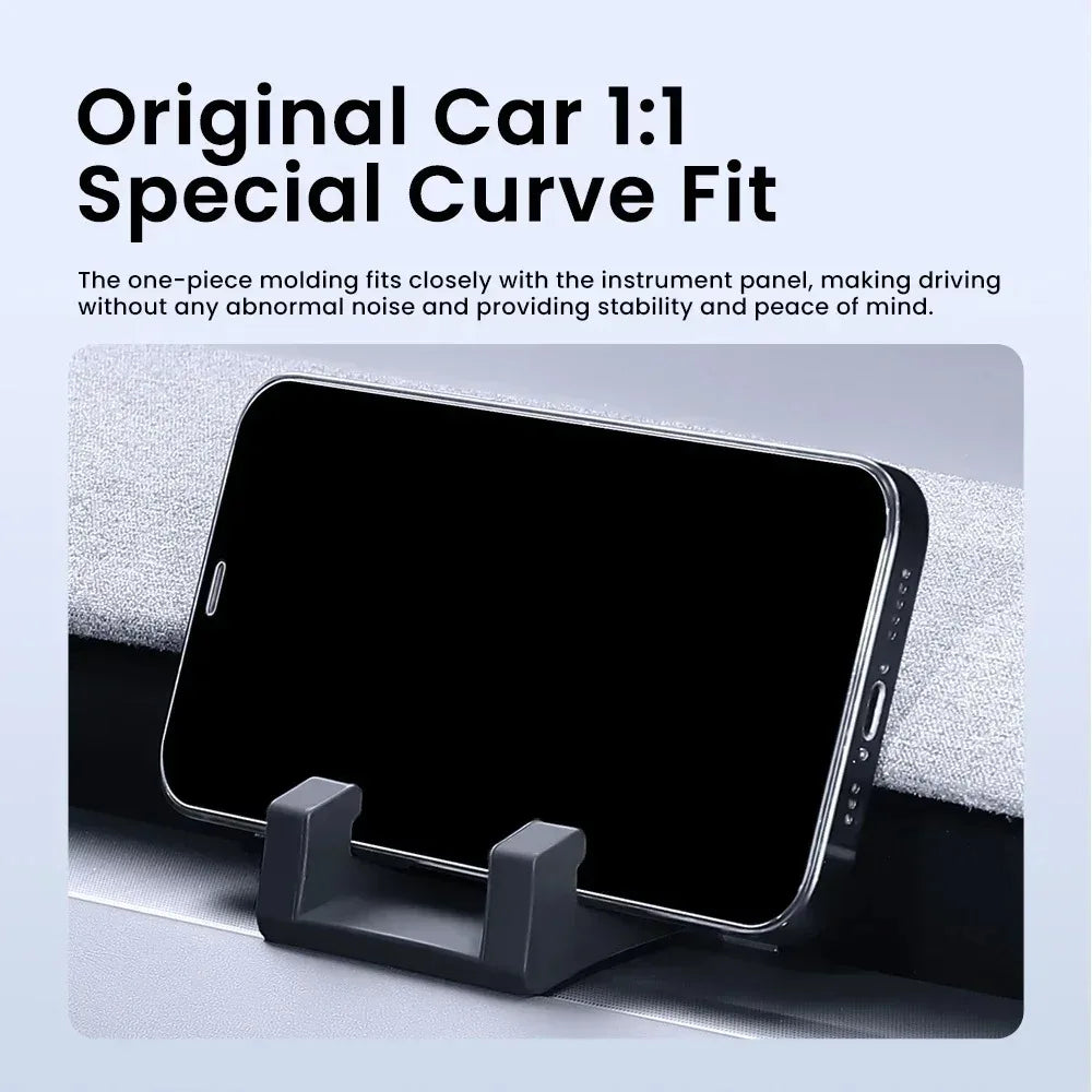 Premium Liquid Silicone Car Phone Mount for Tesla Model Y Juniper 2025 - Versatile Air Vent Bracket for Ultimate Convenience