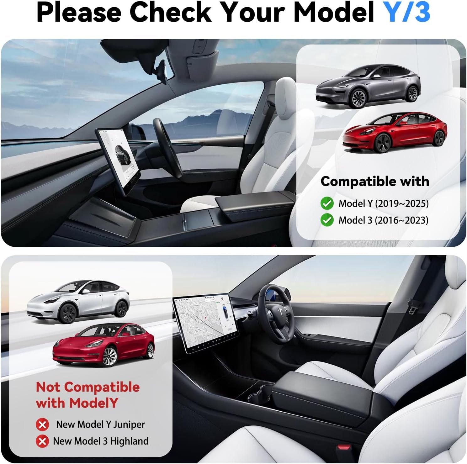 Transform Your Tesla with the Ultimate Under Screen Storage Box for Model Y (2020-2025) & Model 3 (2020-2023) - Sleek, Secure, and Stylish!